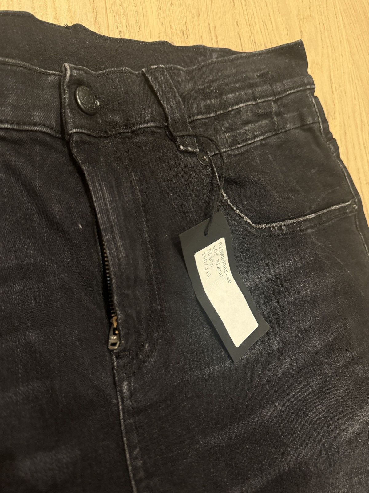 R13 R13 Black Jeans Size US 32 / EU 48 - 2 Thumbnail