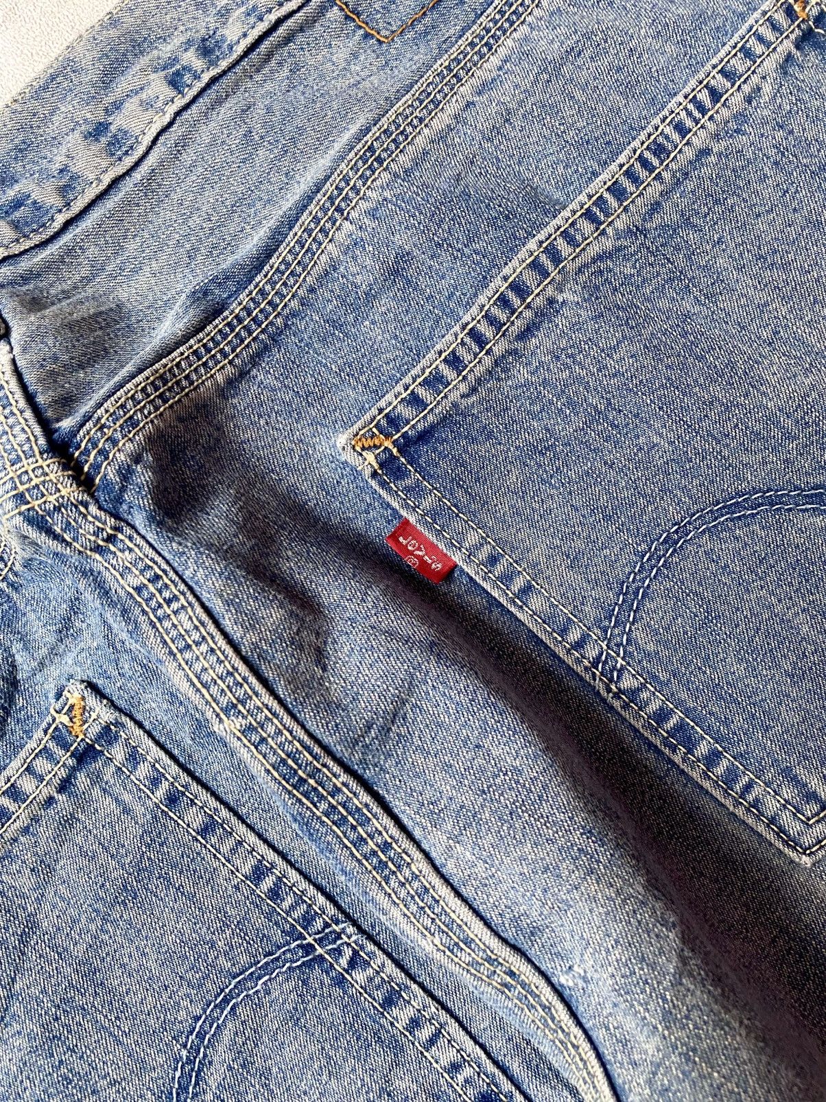 Levi's Vintage 00s Levis Carpenter Y2K Blue Jeans Loose Straight Size US 34 / EU 50 - 10 Thumbnail