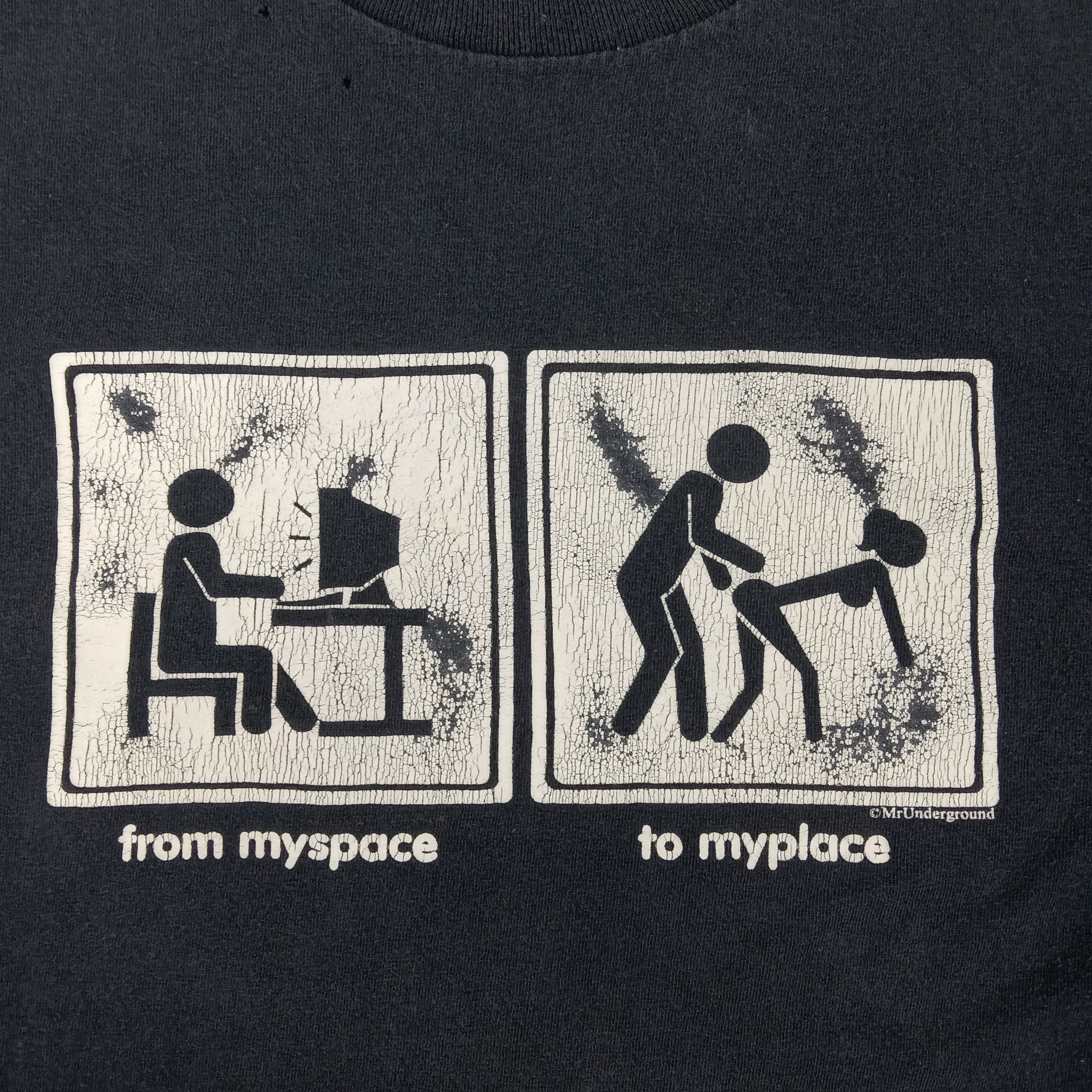 Vintage MyUnderground American Social Media Parody Tshirt Size US L / EU 52-54 / 3 - 2 Thumbnail