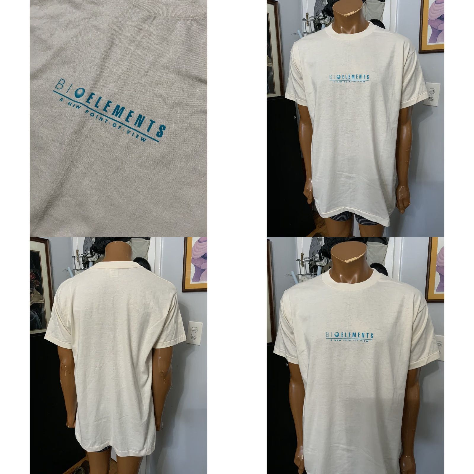 Fruit Of The Loom VINTAGE Fruit Of The Loom BioElements New POV Science Single Stitch T-Shirt XL Mens Size US XL / EU 56 / 4 - 8 Thumbnail