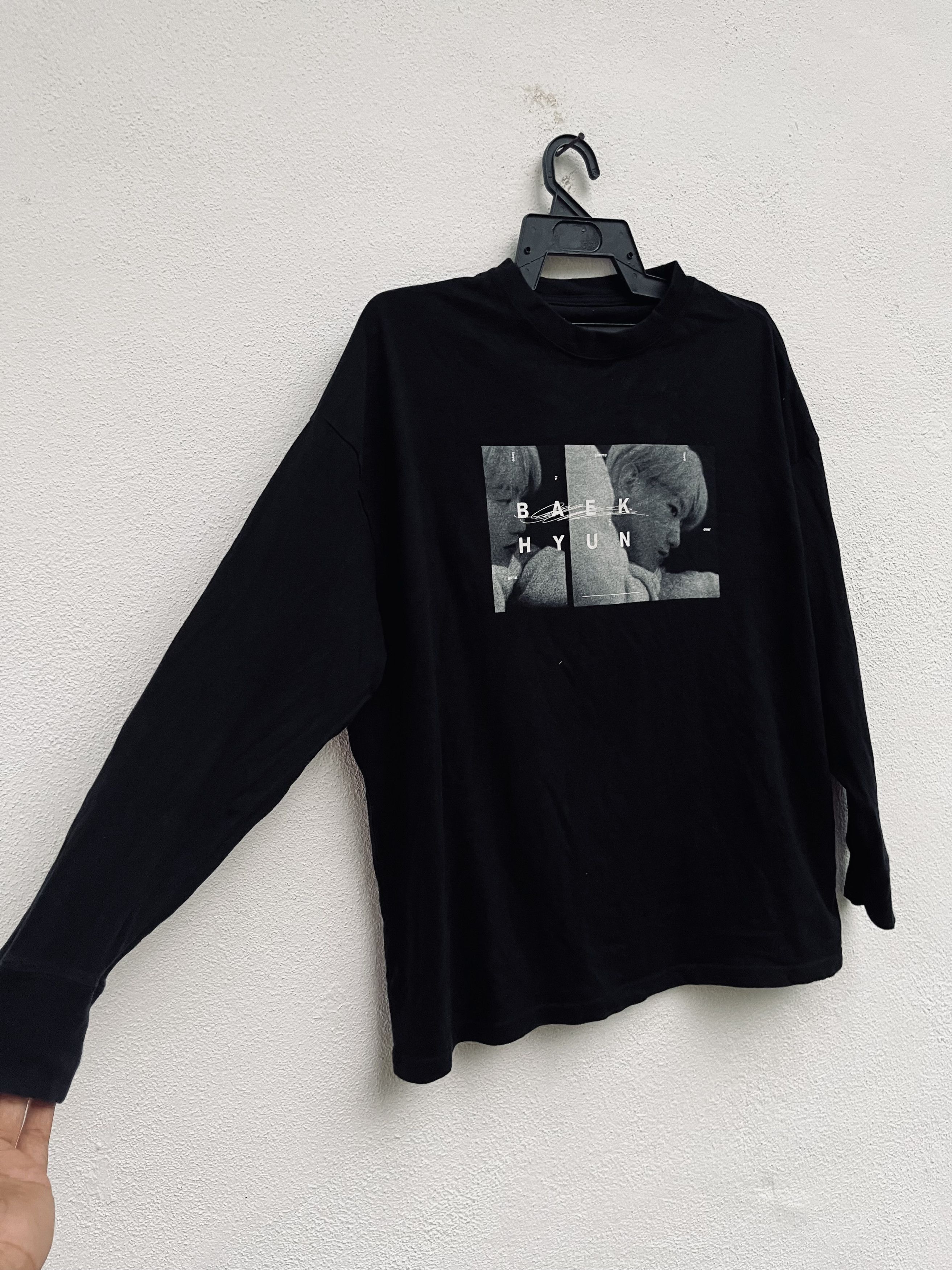 Band Tees × Japanese Brand Vintage Bark Hyun Gone Over Black Long Sleeve Size US M / EU 48-50 / 2 - 3 Thumbnail