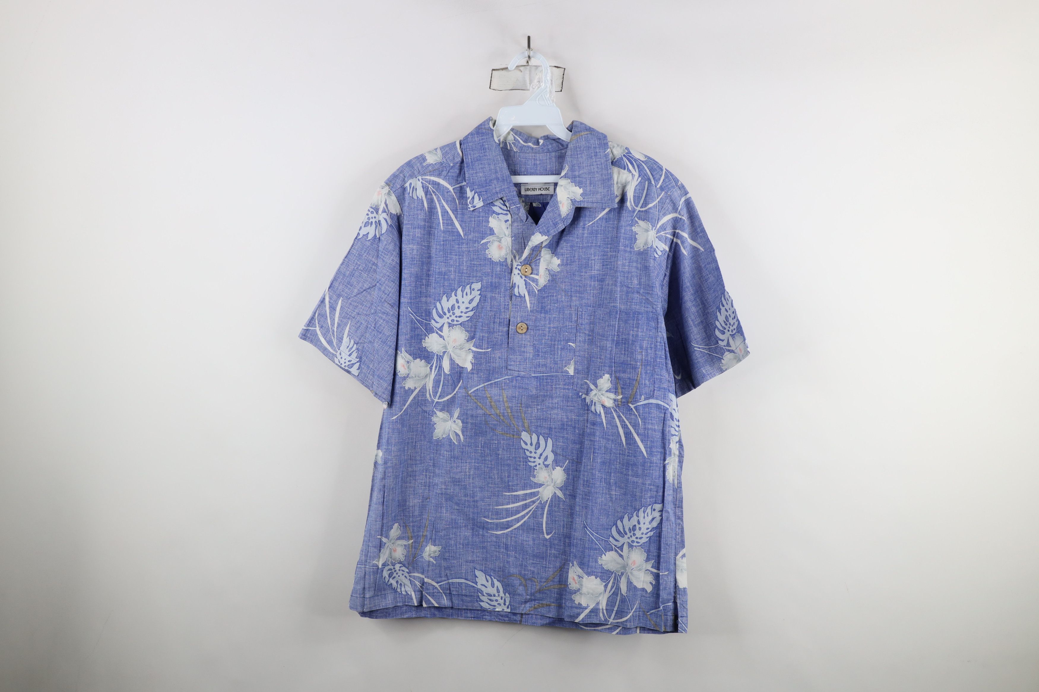 Vintage Vintage 70s Streetwear Flower Hawaiian Button Down Polo USA Size US M / EU 48-50 / 2 - 1 Thumbnail