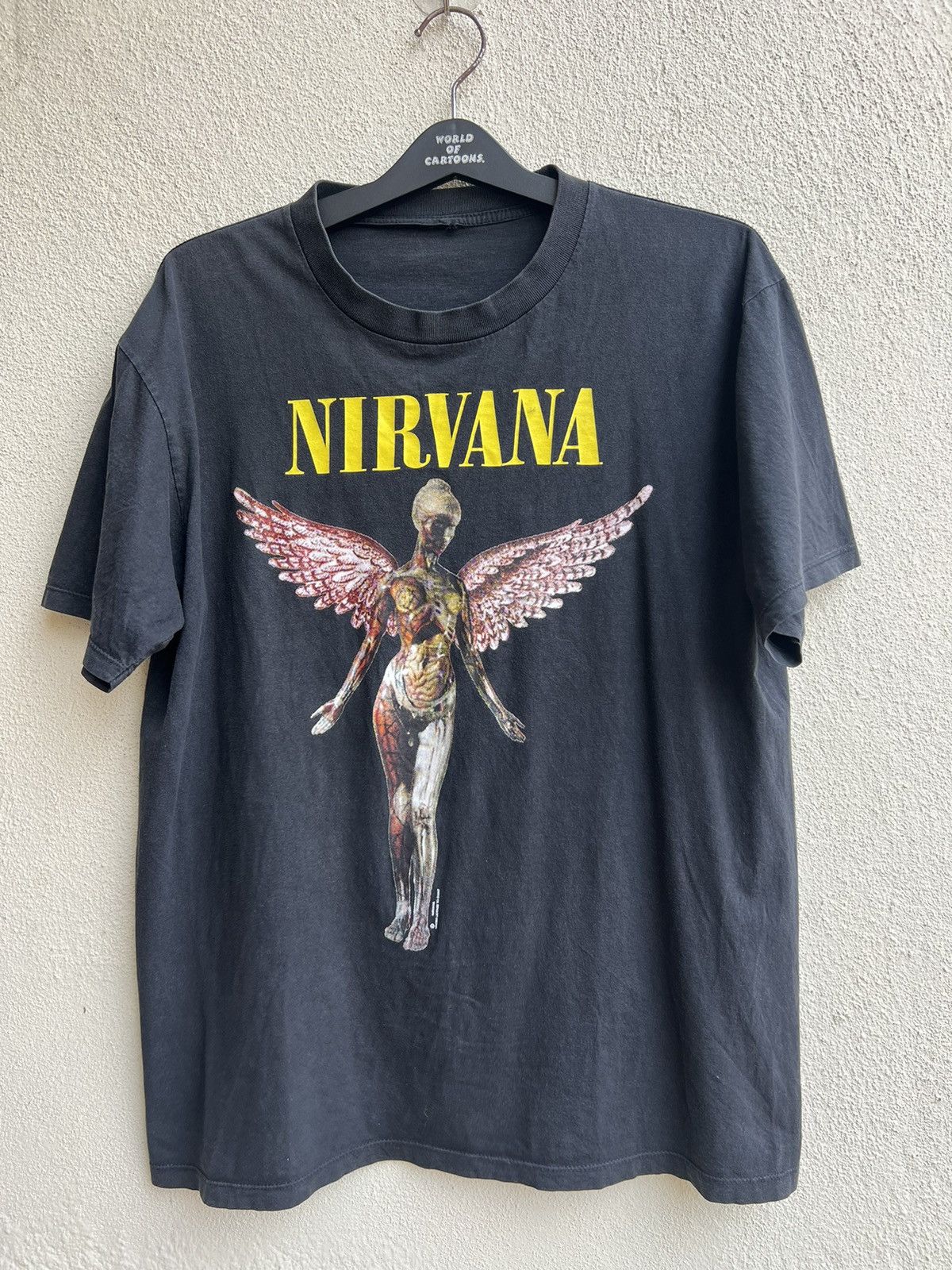 Vintage Y2K Nirvana In Utero Grunge Rock Band t shirt