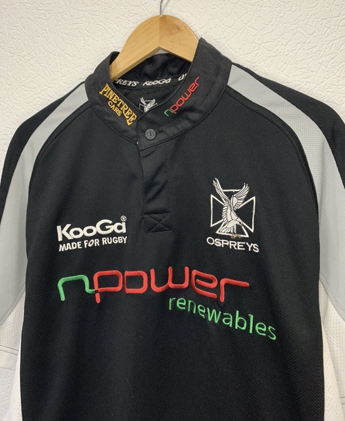 Vintage VINTAGE OSPREYS KOOGA RUGBY SHIRT WALKERS NPOWER RENEWABLES Size US XL / EU 56 / 4 - 2 Thumbnail