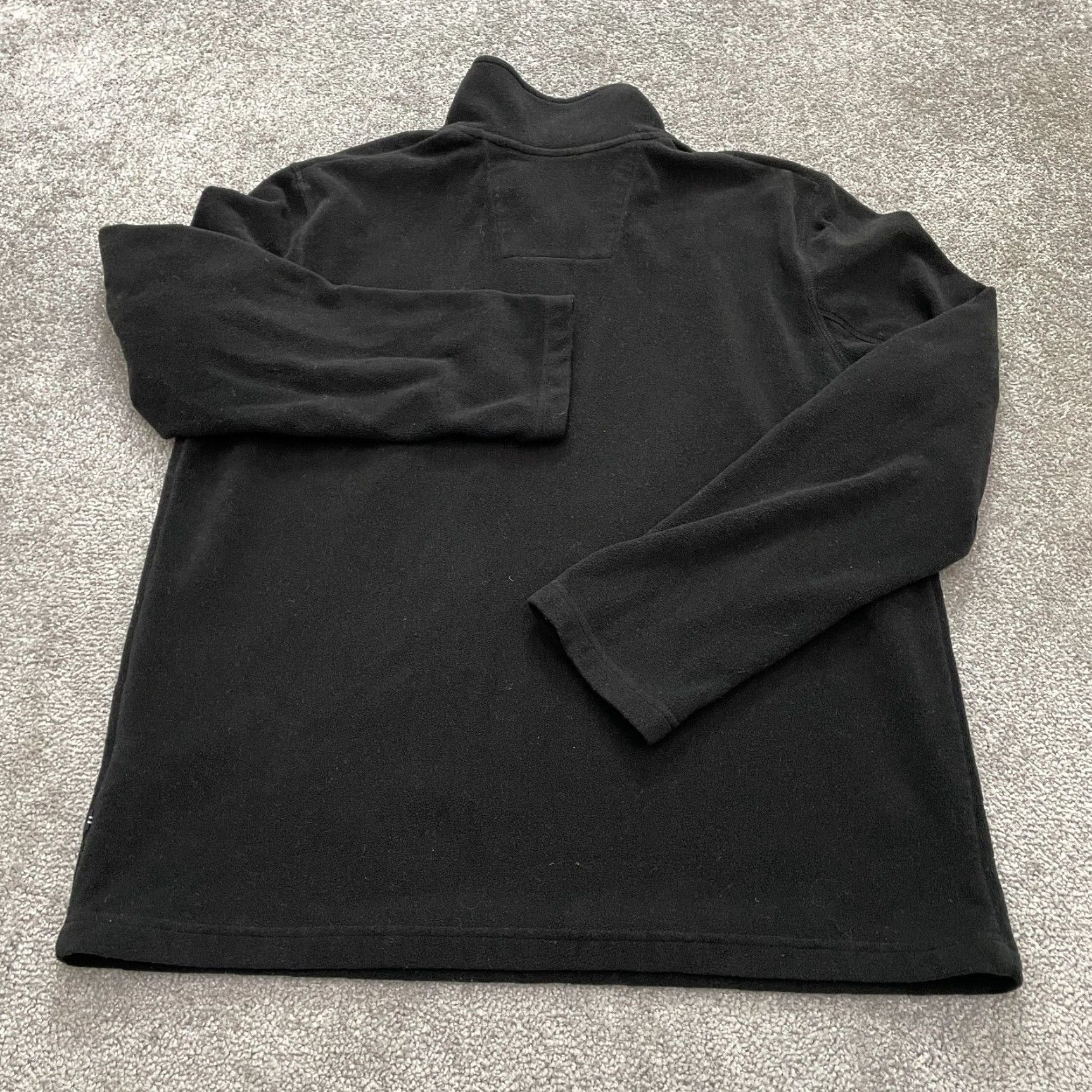 Nautica Nautica Fleece Jacket Mens L Black 1/4 Zip Polyester Outdoor Hiking Classic Jacket Size US L / EU 52-54 / 3 - 2 Thumbnail