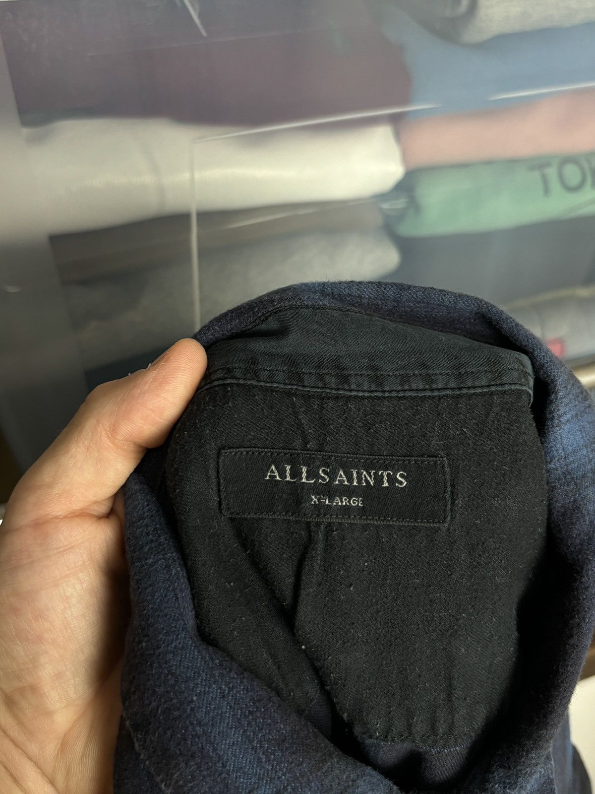 Allsaints AllSaints Checkered Flannel Overshirt Shirt Workwear Size US XL / EU 56 / 4 - 7 Thumbnail