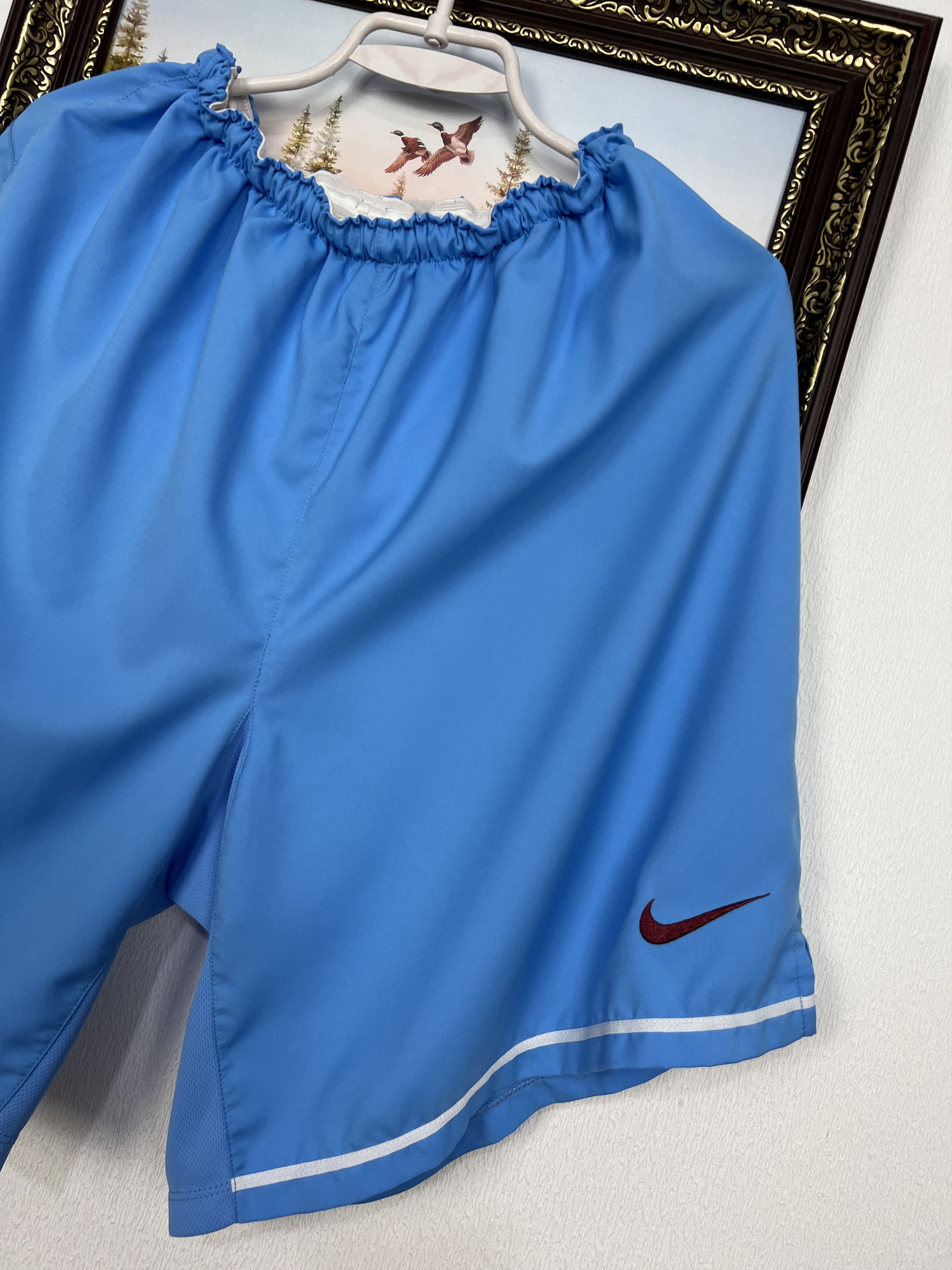 Nike Vintage Nike Aston Villa Football Shorts Player Issue XL Size US 36 / EU 52 - 2 Thumbnail