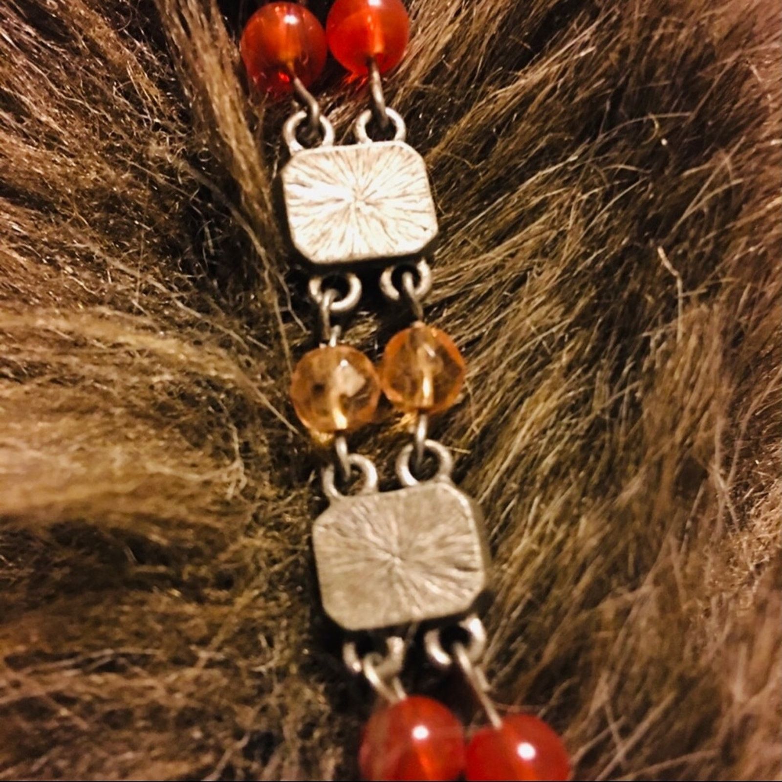 Vintage Vintage Avon faceted stone & bead bracelet Size ONE SIZE - 7 Thumbnail