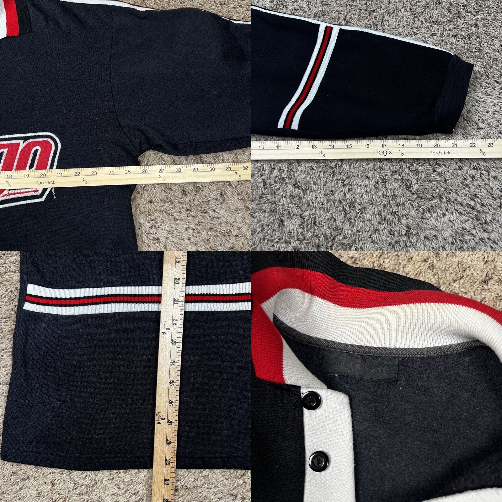 Vintage VINTAGE Chicago Embroidered Henley Neck Pullover Sweatshirt XL Black Mens Sweatshirt 90s 80s 80s 90s Embroidered Logo Made USA Size US L / EU 52-54 / 3 - 8 Thumbnail