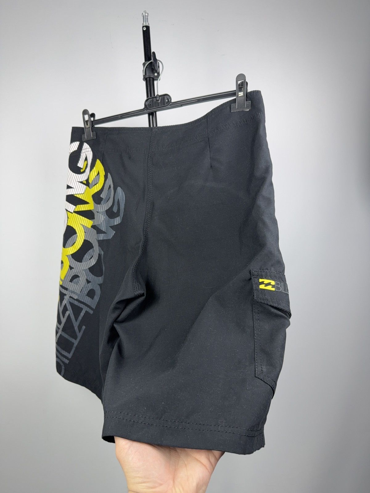 Billabong Retro Y2K 00s Billabong Black Logo Surf Board Shorts sz 32 Size US 32 / EU 48 - 11 Thumbnail