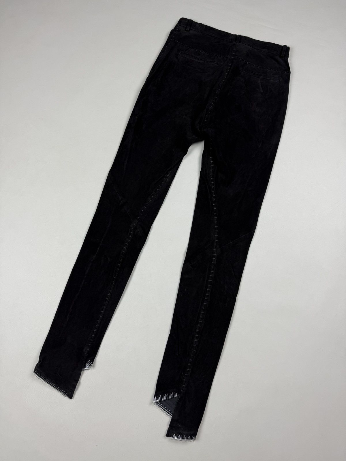 Isaac Sellam Experience Isaac Sellam Vigilante H21 Noir Leather Pants Trousers Size 25" / US 0 / IT 36 - 20 Thumbnail