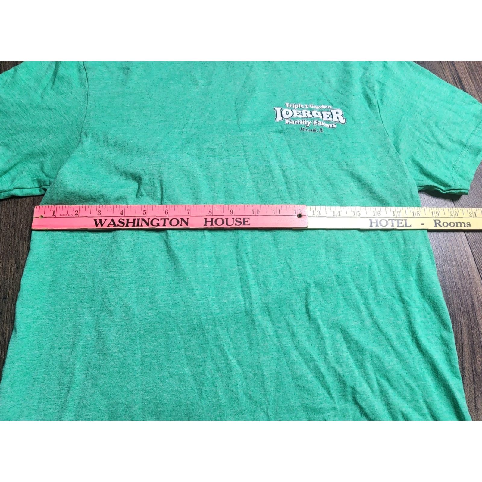 Doublet Ioerger Family Farms T-Shirt Adult Size S Green Funny Double-Sided Iowa Love My Garden Mens Size US S / EU 44-46 / 1 - 3 Thumbnail