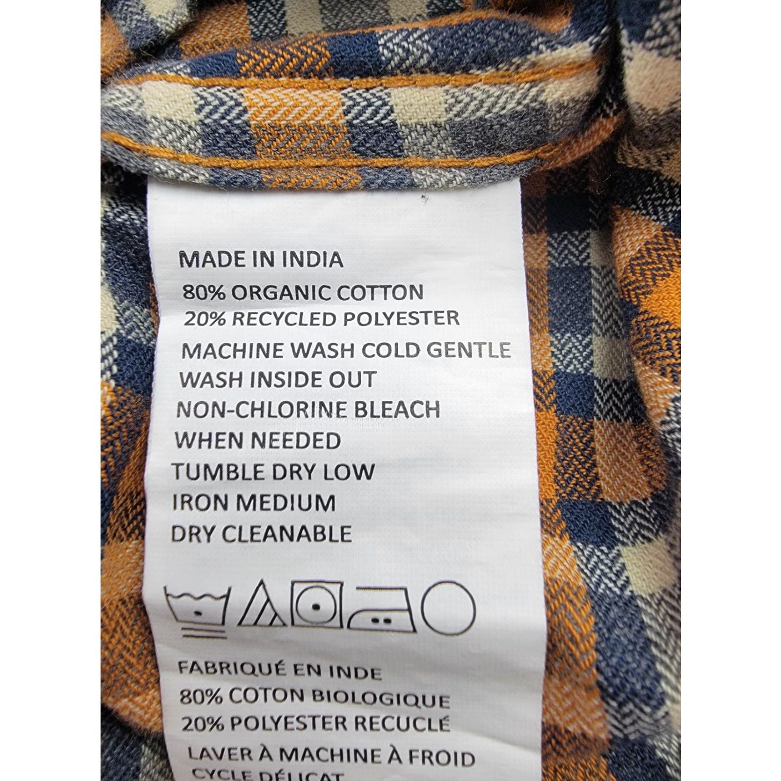 Prana prAna Los Feliz Flannel Shirt Mens Medium Pecan Pie Plaid Organic Cotton NWT Size US M / EU 48-50 / 2 - 5 Thumbnail