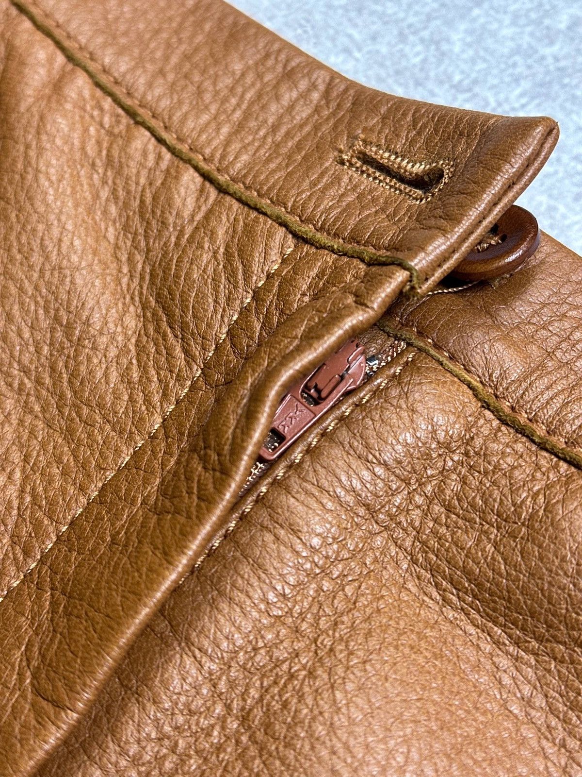 Bottega Veneta Bottega Venetta Genuine Leather Skirt IT 40 Size 27" / US 4 / IT 40 - 5 Thumbnail