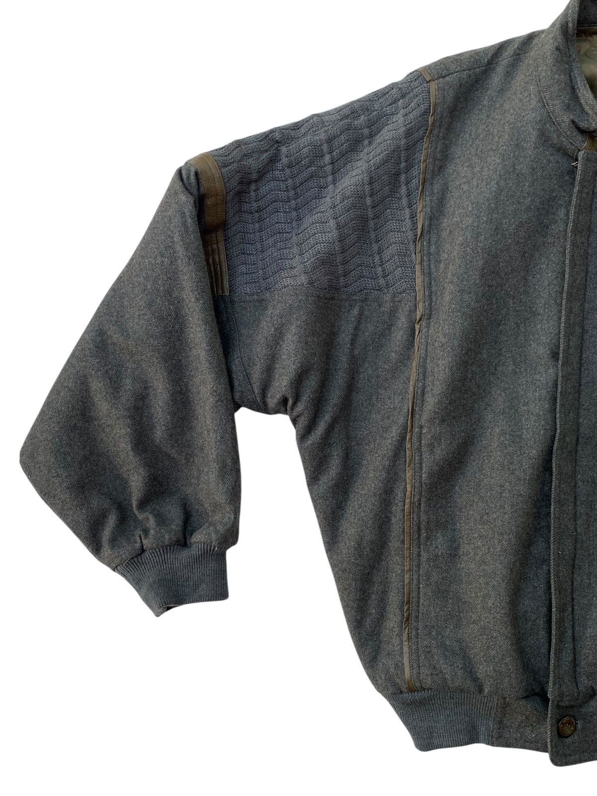 Japanese Brand Vtg Henri Luc Chapuis Wool Bomber Jacket Size US L / EU 52-54 / 3 - 5 Thumbnail