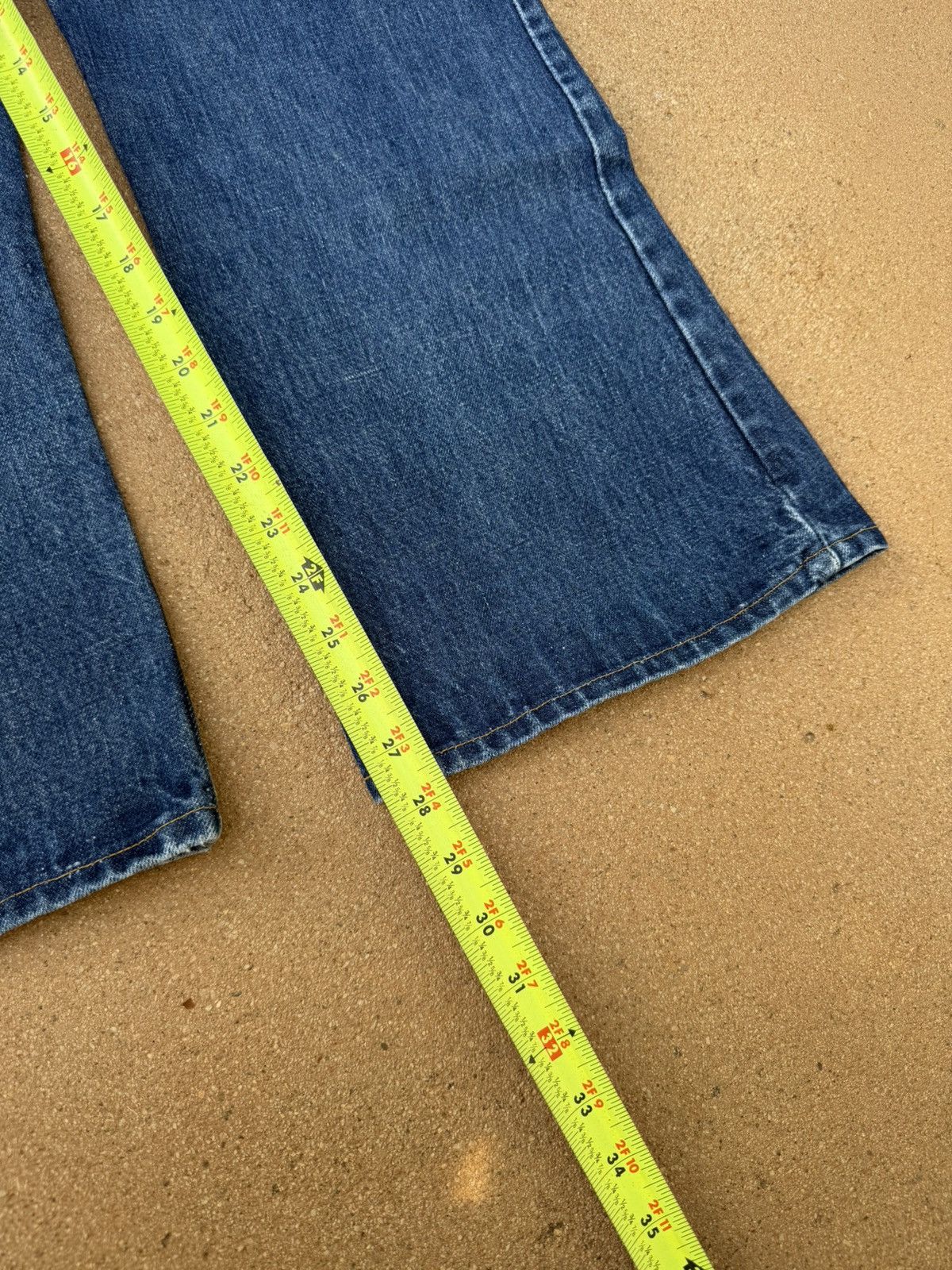 Levi's Vtg 70’s Levi’s 646 Orange Tab Bellbottom Flare Jeans 36x28 Size US 36 / EU 52 - 10 Thumbnail