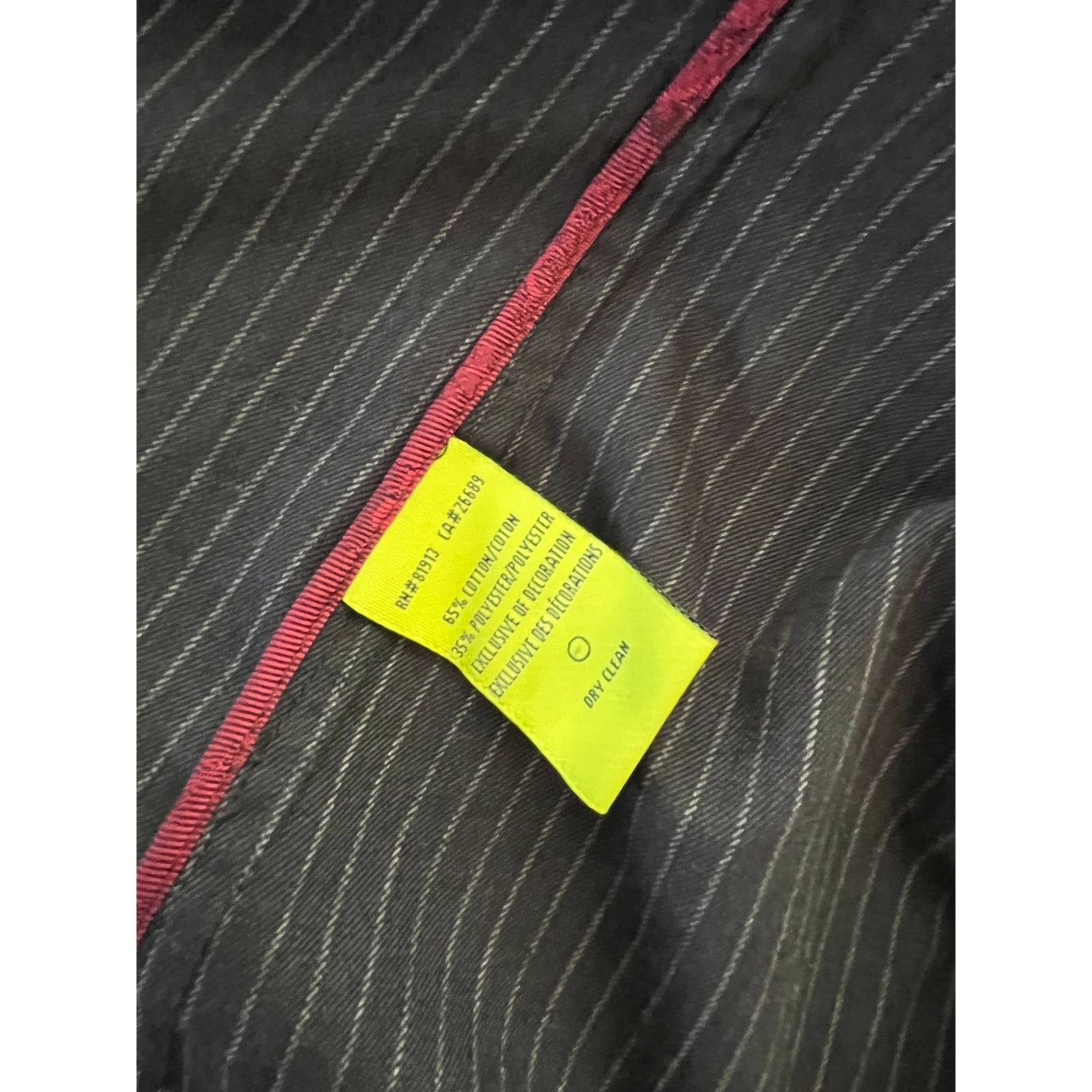 Robert Graham Rare Robert Graham Pinstripe Paisley Lined Field Jacket 2XL Size US XXL / EU 58 / 5 - 7 Thumbnail