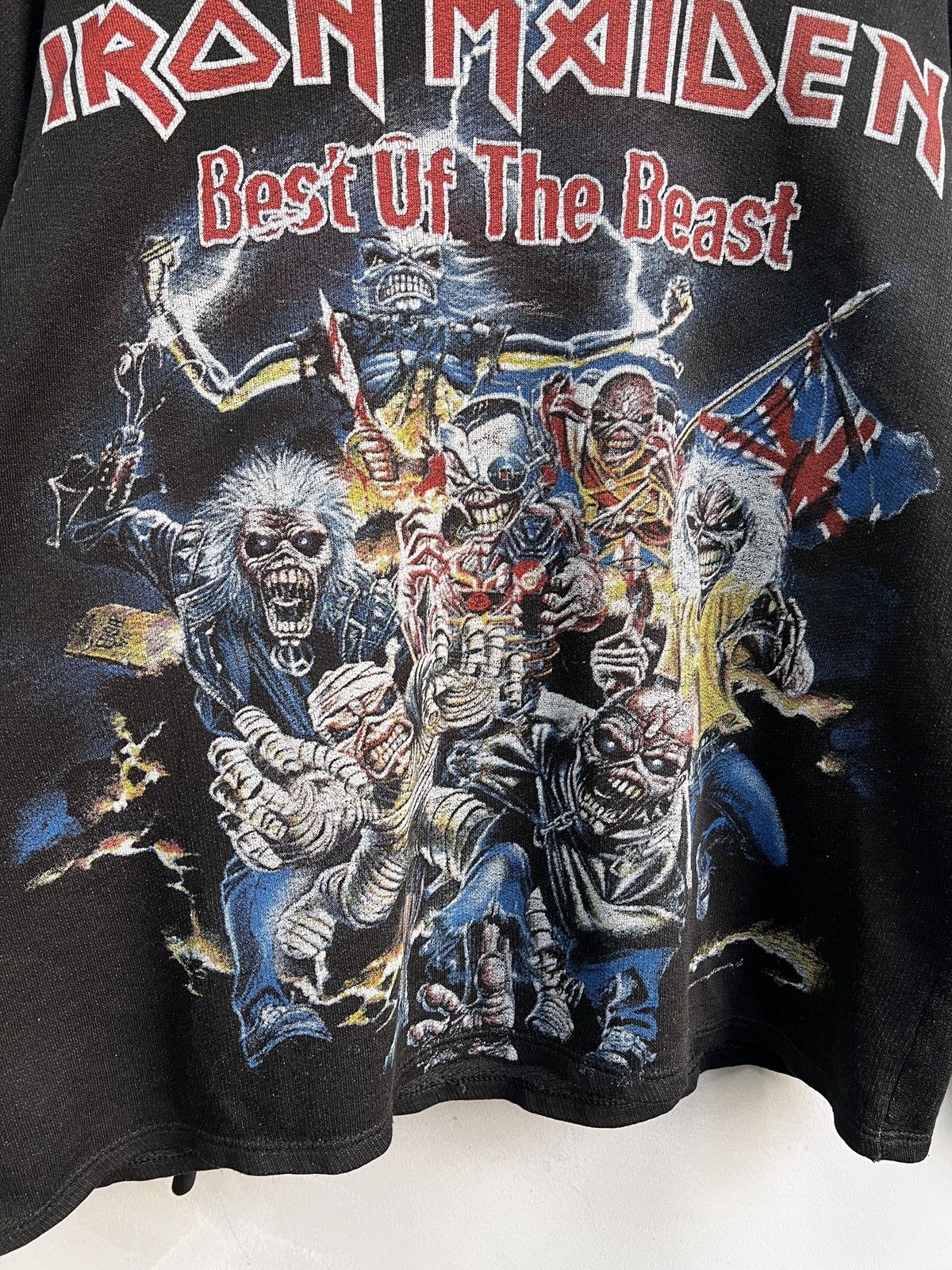 Iron Maiden 1998 iron Maiden tour hoodie Best of the Beast punk Size US M / EU 48-50 / 2 - 4 Thumbnail