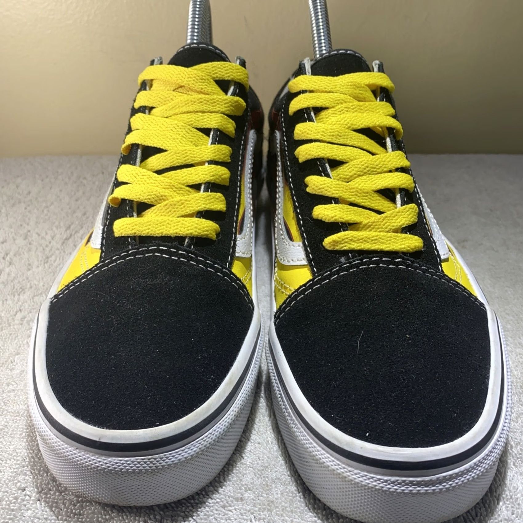 Vans VANS flame Sneaker Color Black Yellow Red Women 7.5 Men 6 Shoe Size 6 Mens Womens Size US 6 / IT 36 - 2 Thumbnail