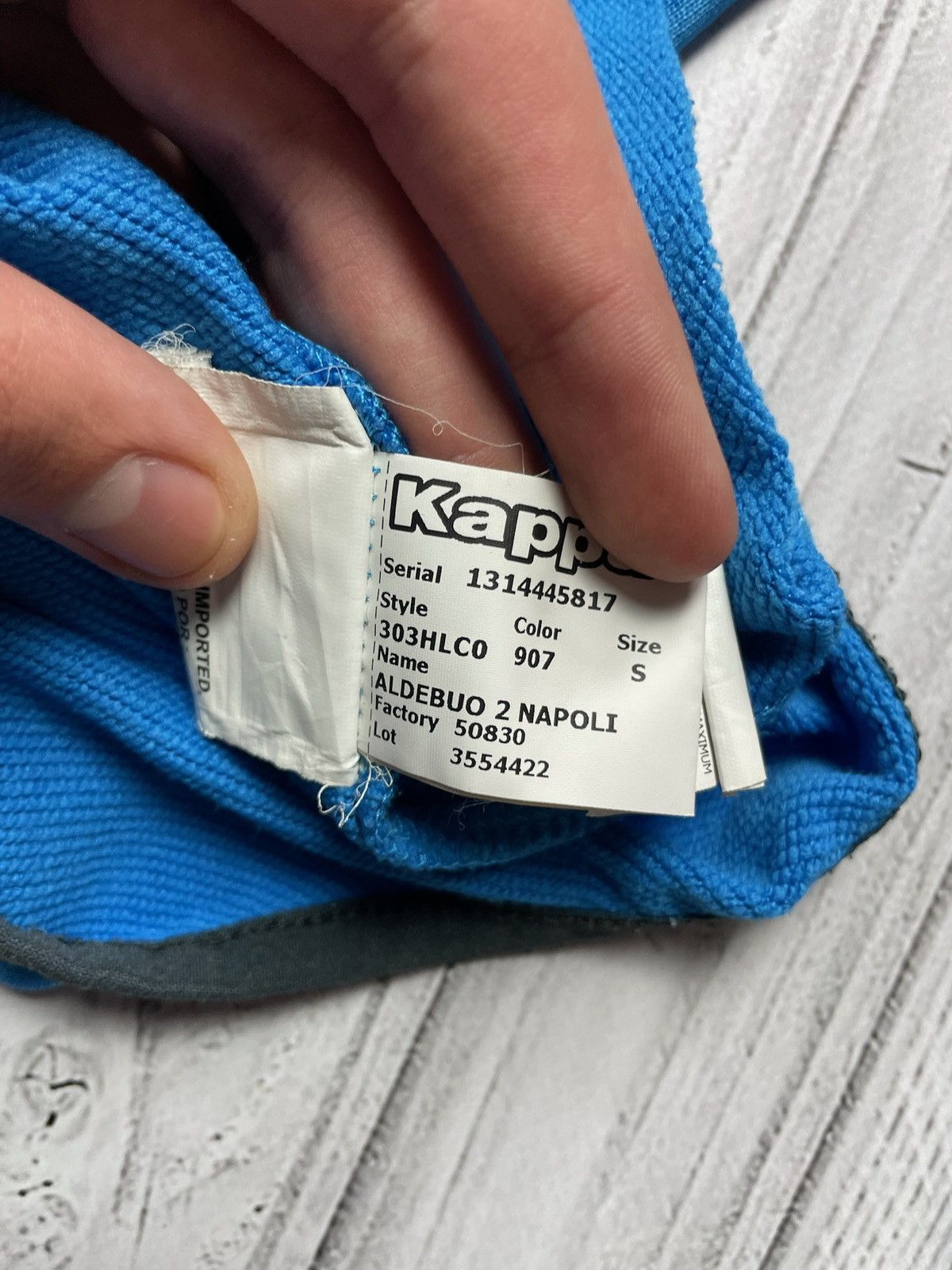 Vintage Vintage Napoli soccer jersey size S big logo rare kappa Size US S / EU 44-46 / 1 - 7 Thumbnail