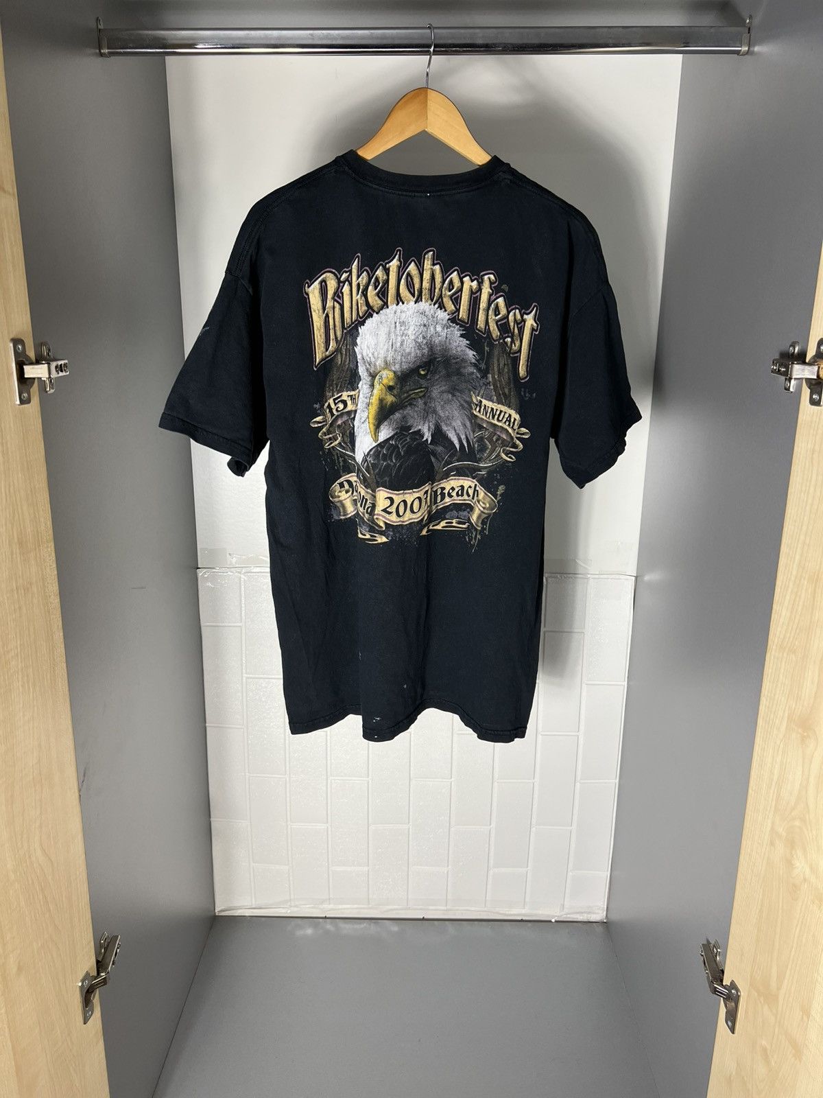 Harley Davidson VERY RARE HARLEY DAVIDSON BIKE WEEK DOUBLE PRINTED Y2K 90s Size US L / EU 52-54 / 3 - 2 Thumbnail