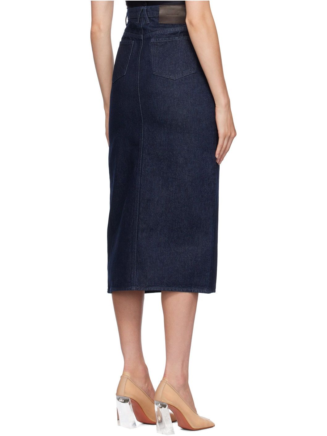 16Arlington o1mle1125 llle Midi Skirt in Blue Size 25" / US 0 / IT 36 - 3 Thumbnail