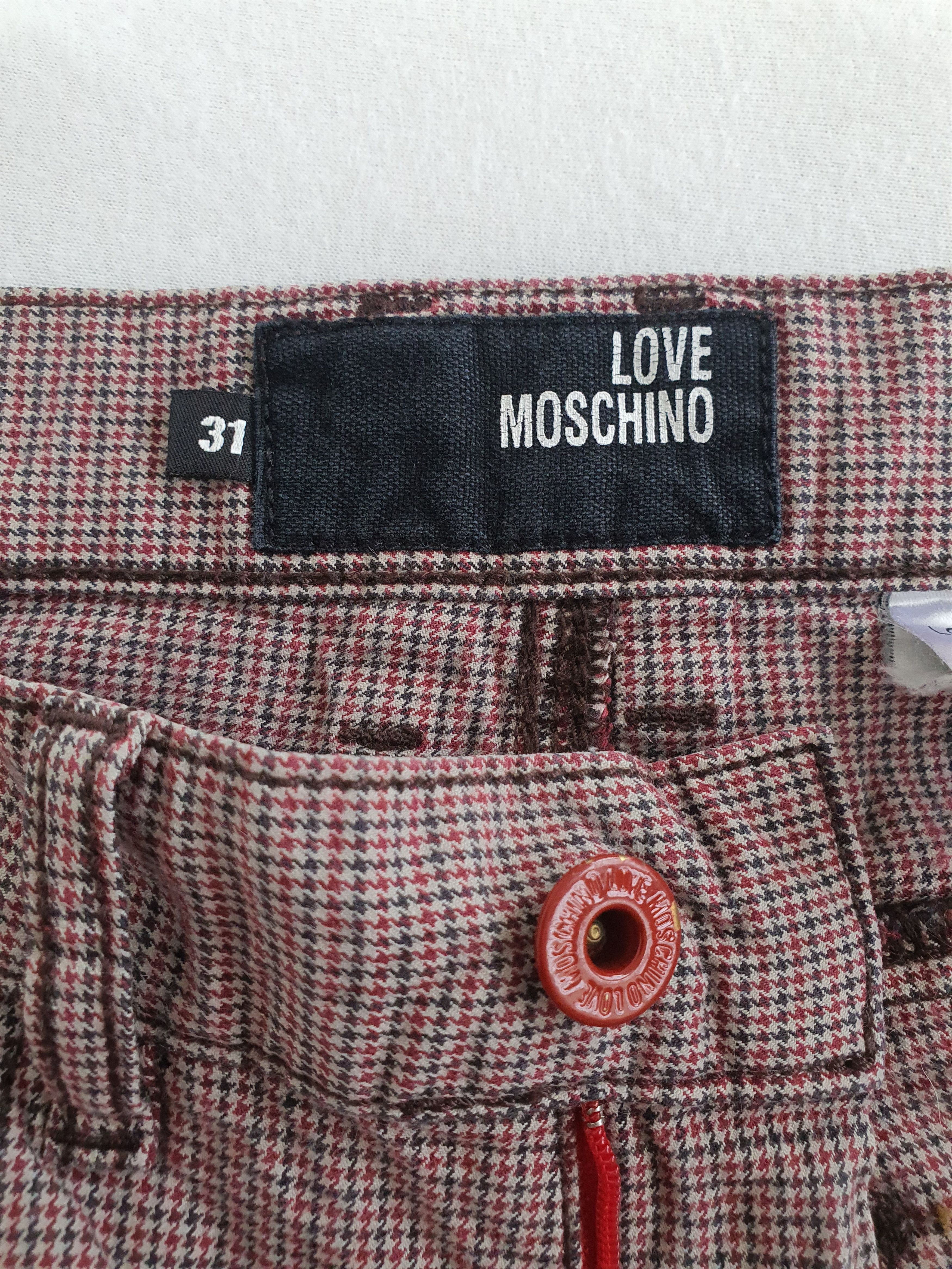 Moschino 5 Pocket Style Pants Trousers (Houndstooth, Tapered) Size US 31 - 5 Thumbnail