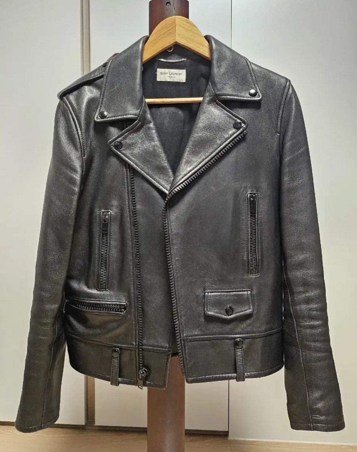Hedi Slimane × Saint Laurent Paris 15FW 5 Zips Detachable Sleeve