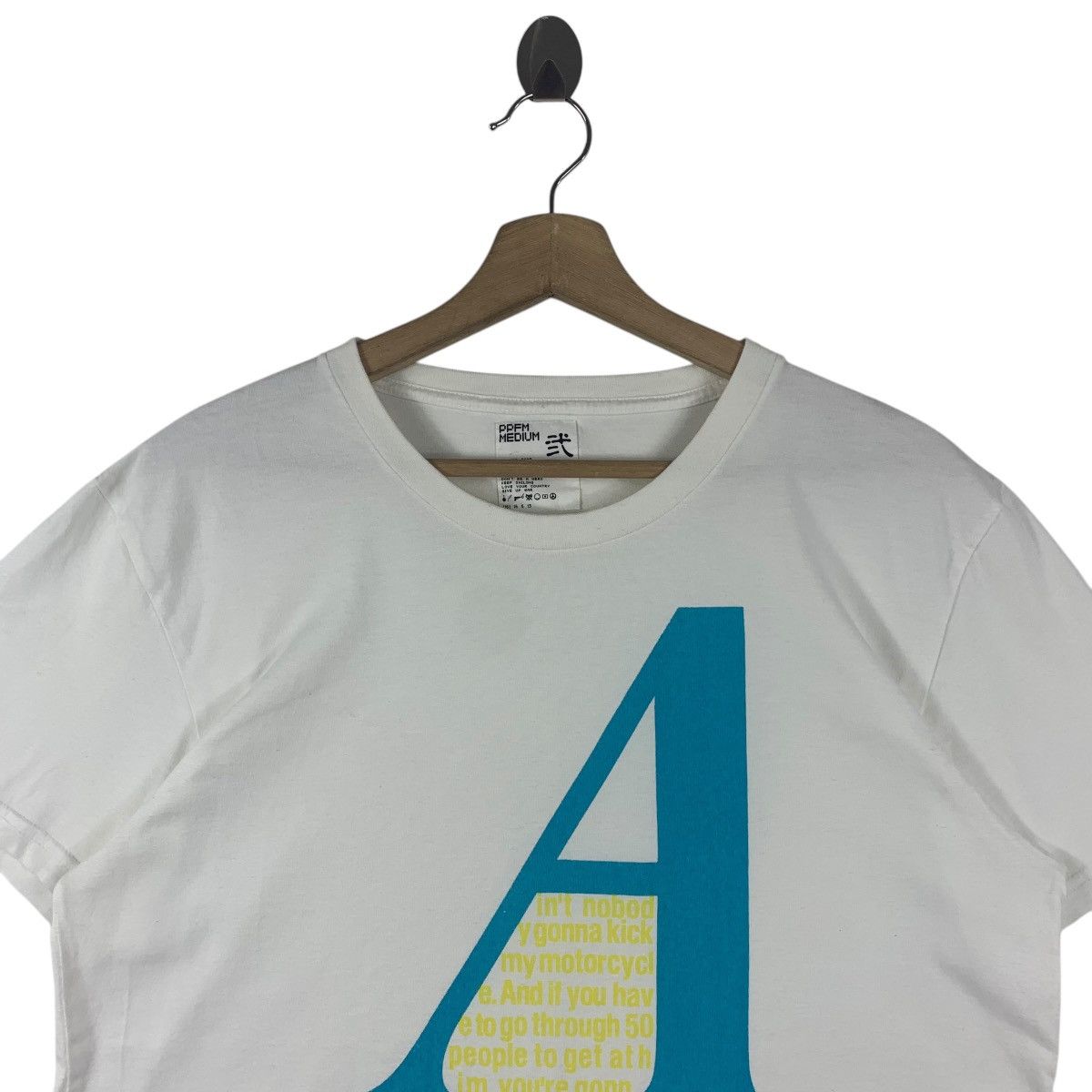 Japanese Brand × PPFM PPFM ain nobody gonna kick my motorcycle printed tee Size US M / EU 48-50 / 2 - 2 Thumbnail