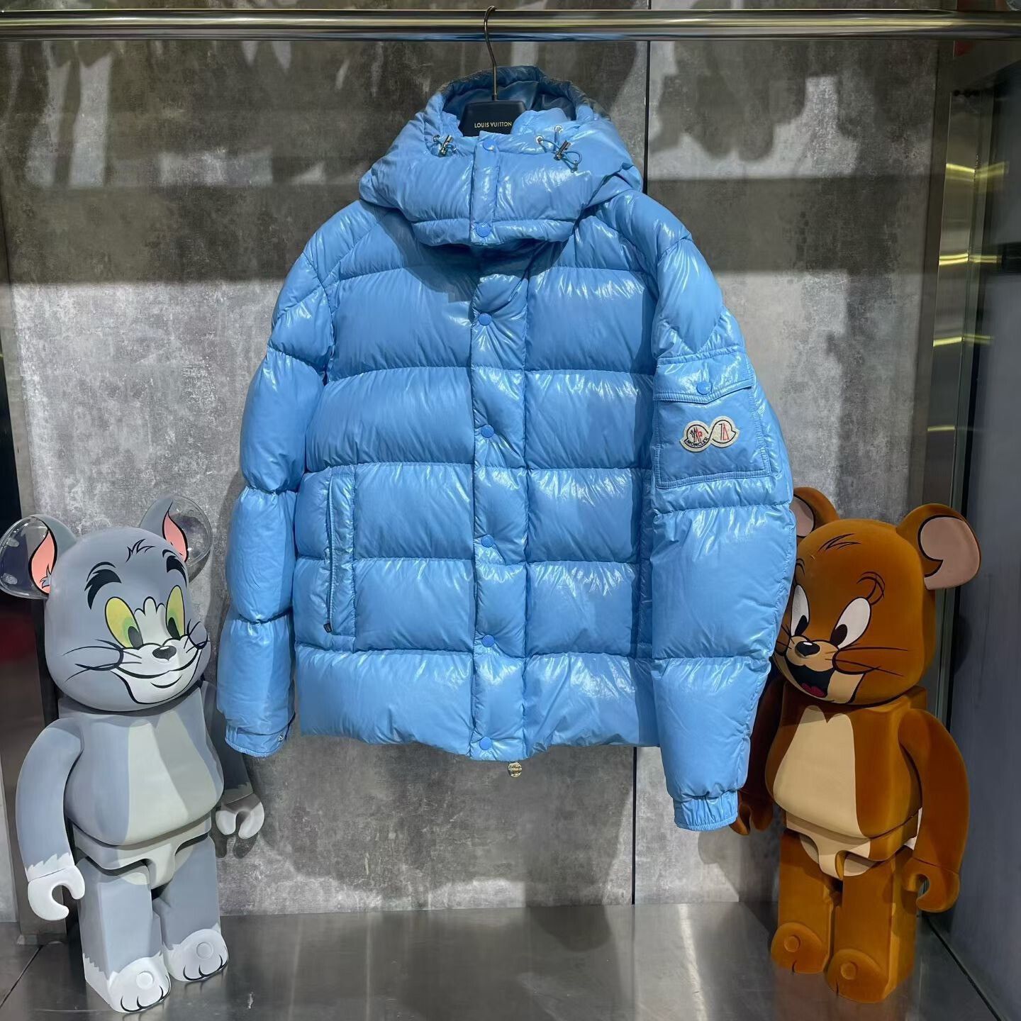 Moncler Moncler Blue Heavy Coat m Men Size US M / EU 48-50 / 2 - 1 Thumbnail