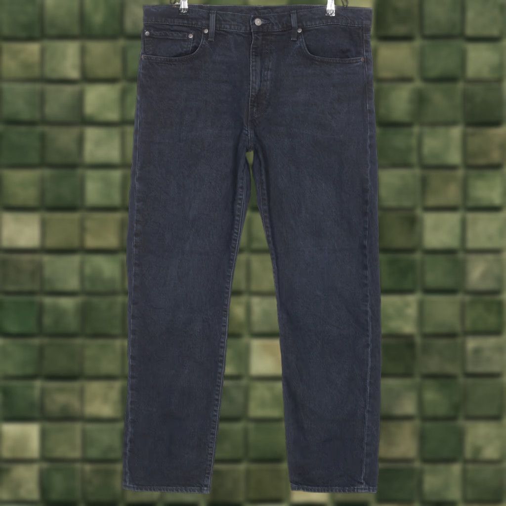 Levi's LEVI’S 502 PREMIUM Big E Tapered Jeans Men 38 Regular Blue Denim Stretch 5-Pocket Rise Mid L32 Vintage No Size US 38 / EU 54 - 1 Thumbnail