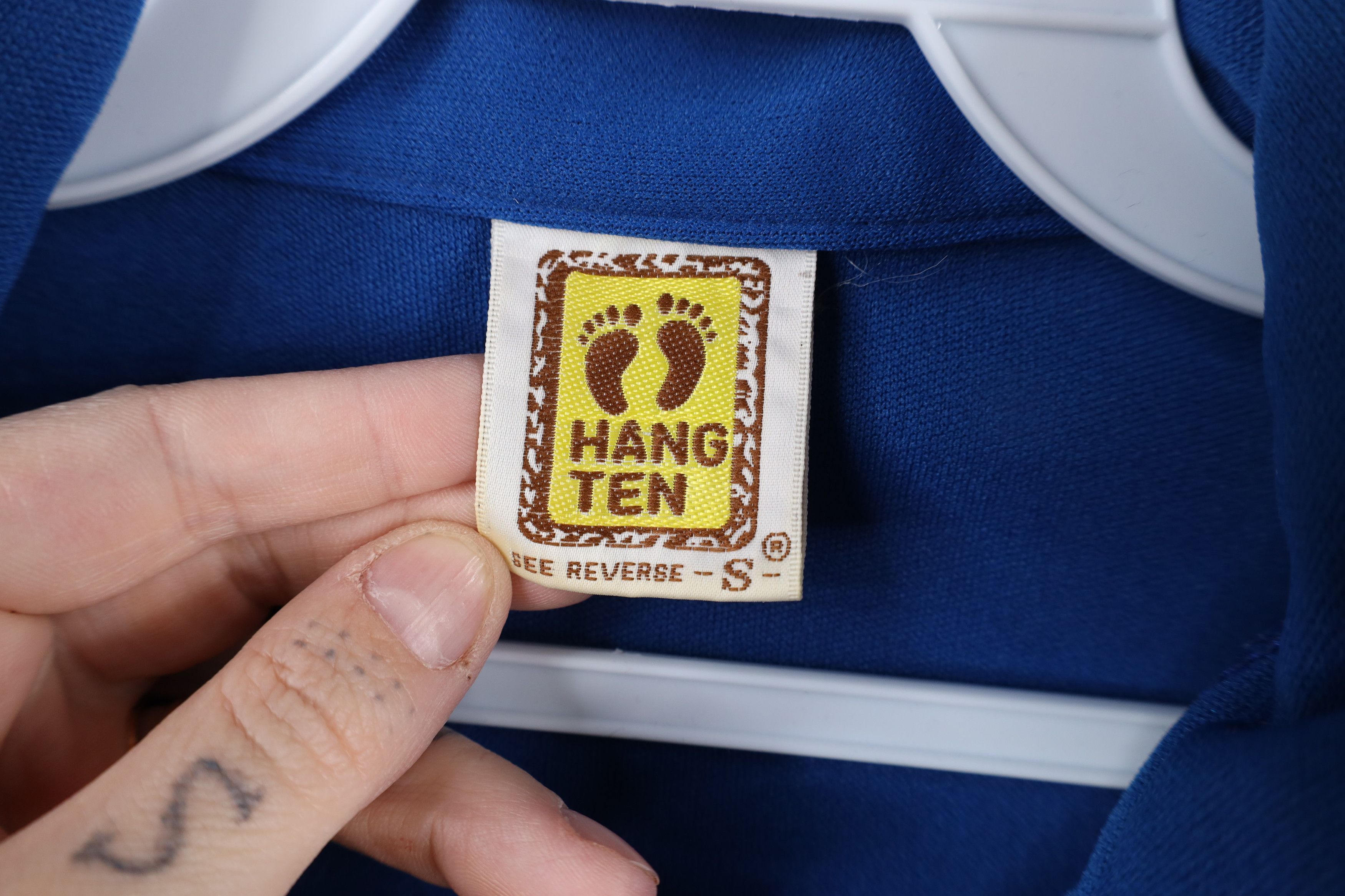 Hang Ten × Vintage Vintage 70s Hang Ten Surfing Striped Warm Up Track Jacket Size US S / EU 44-46 / 1 - 9 Thumbnail