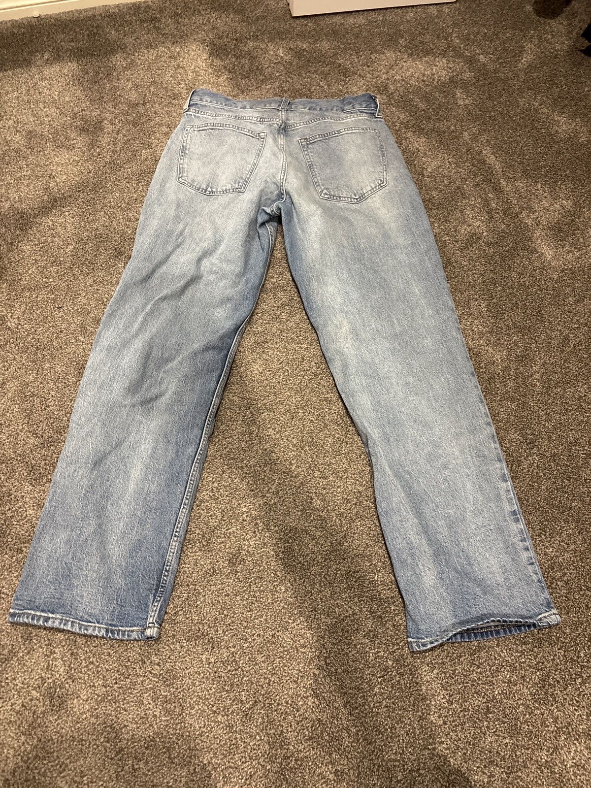 Old Navy × Vintage 32" Light Blue Loose Jeans Size US 32 / EU 48 - 2 Thumbnail