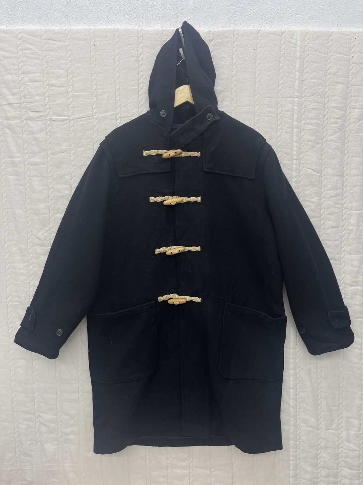 Schott ARCHIVE💥SCHOTT WOOL DUFFLE HOODIE Size US L / EU 52-54 / 3 - 1 Thumbnail
