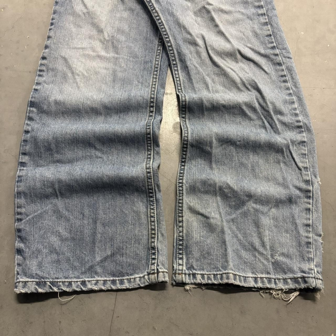 Vintage Crazy Vintage Y2K/2000s Baggy Streetwear Grunge Medium Blue Wash Denim Jeans! Size US 36 / EU 52 - 3 Thumbnail