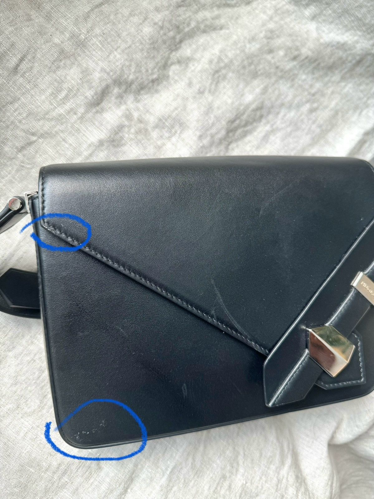 Mugler Mugler black leather bag Size ONE SIZE - 11 Thumbnail