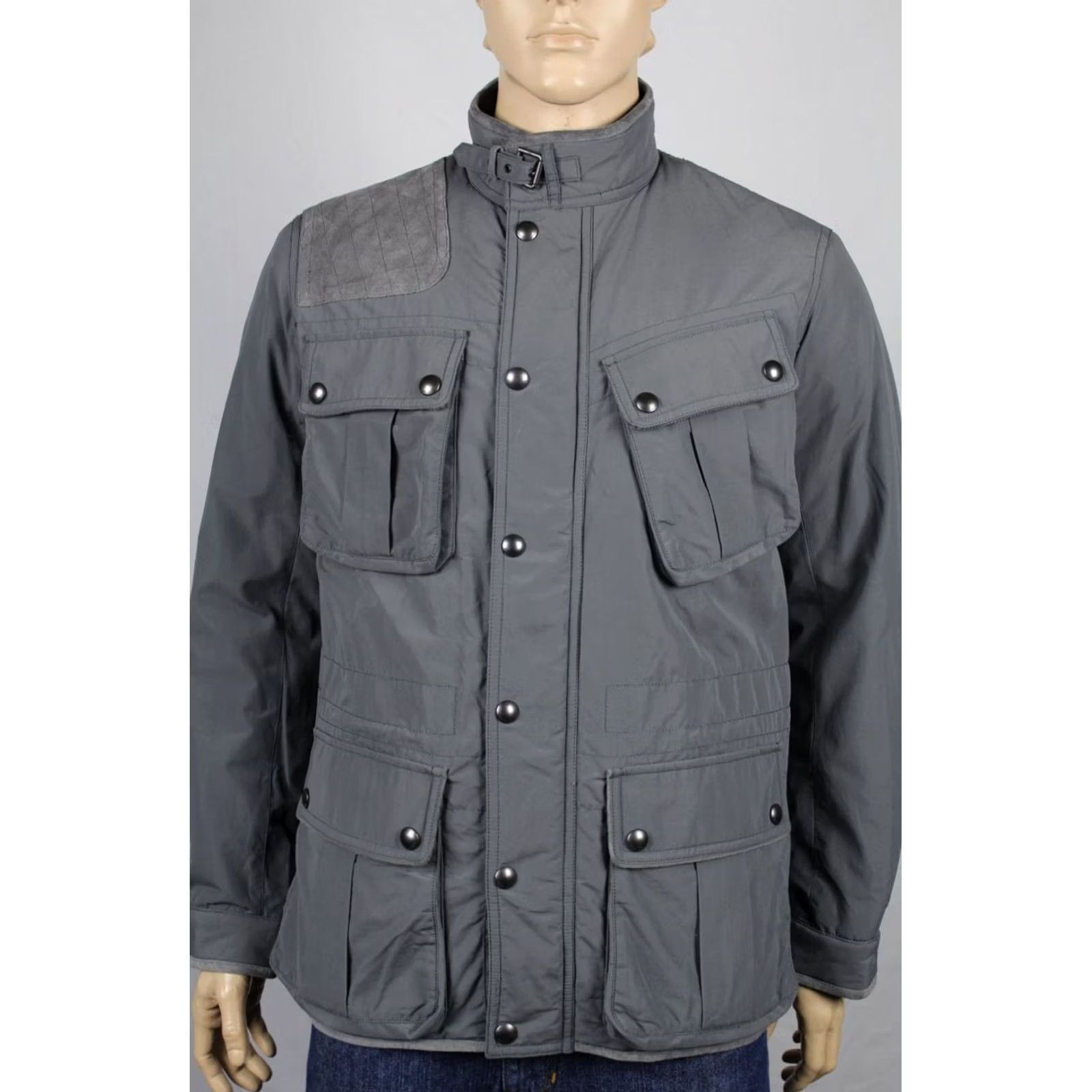 Ralph Lauren POLO Golf Ralph Lauren Large Grey Suede Coat Water Resistant Jacket NWT Size US L / EU 52-54 / 3 - 6 Thumbnail