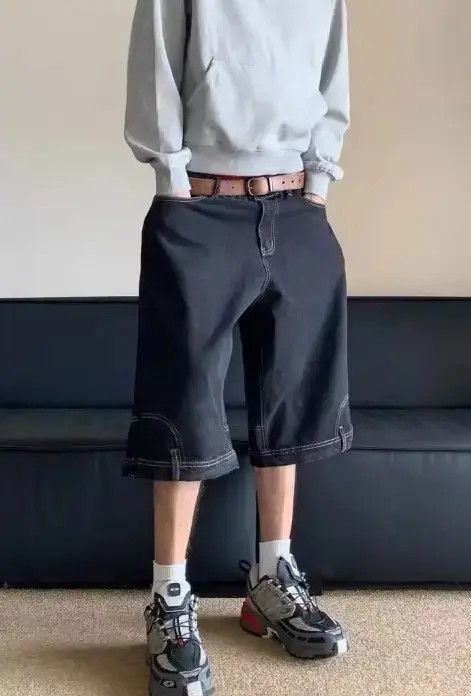 Jean Kimiko x Nami Inverted Denim Style Baggy Hip Hop Party Size US 34 / EU 50 - 3 Thumbnail