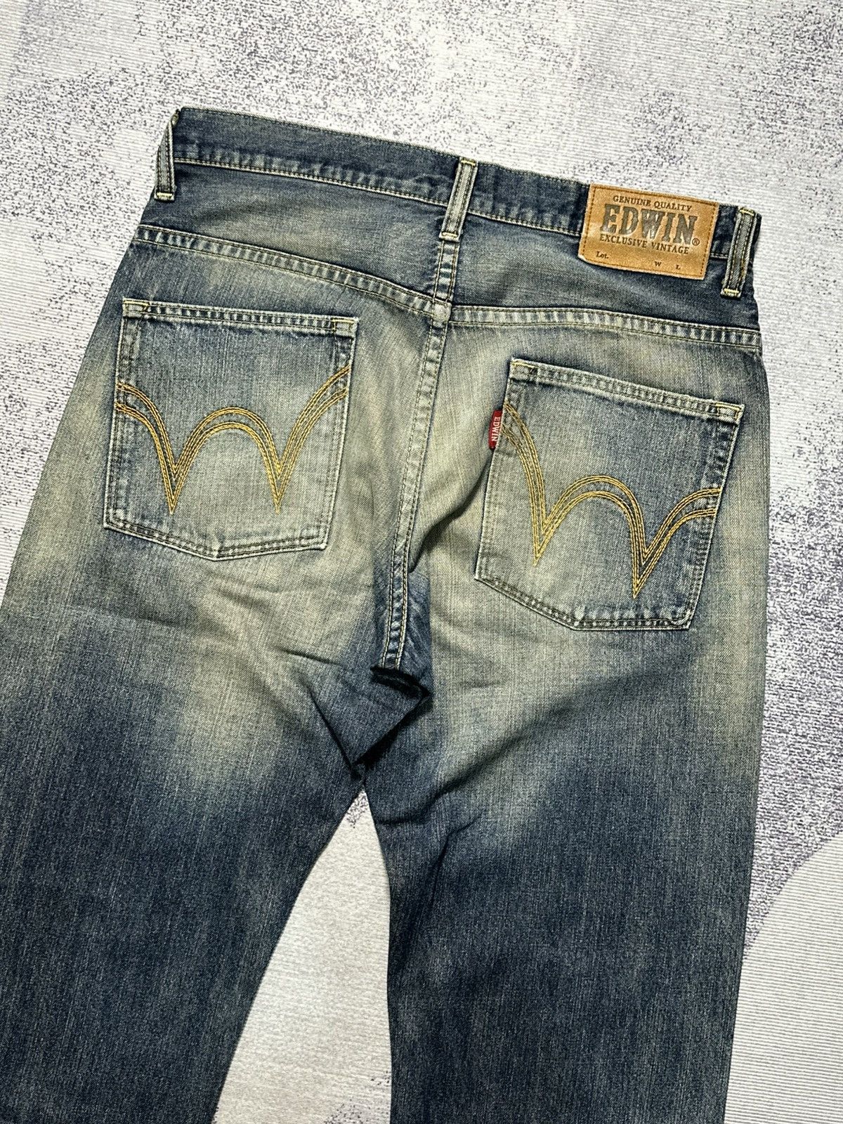 Undercover × Uniqlo 2000s Edwin Mud Washed Denim 405 Size US 33 - 13 Thumbnail