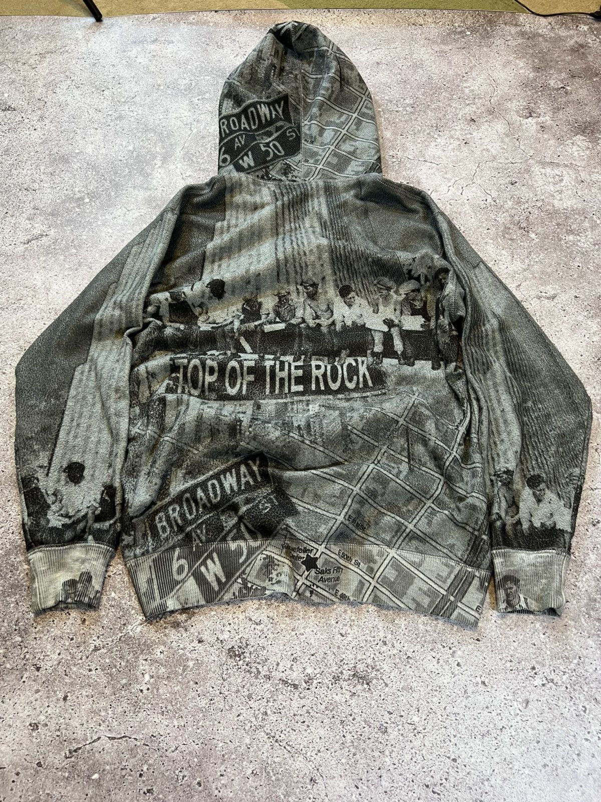 Vintage 90s Vintage Top of the Rock Y2k Full logo Hoodie Size US M / EU 48-50 / 2 - 7 Thumbnail