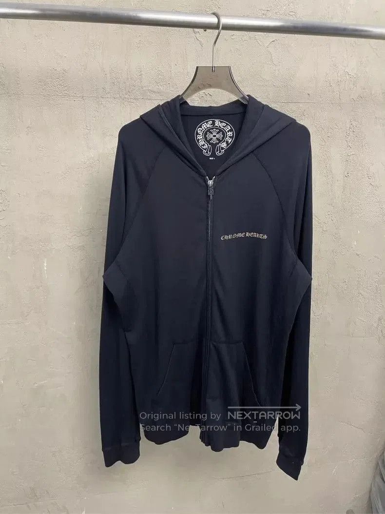 Chrome Hearts Vintage Chrome Hearts Black Zip-Up Hoodie. Size US L / EU 52-54 / 3 - 1 Thumbnail