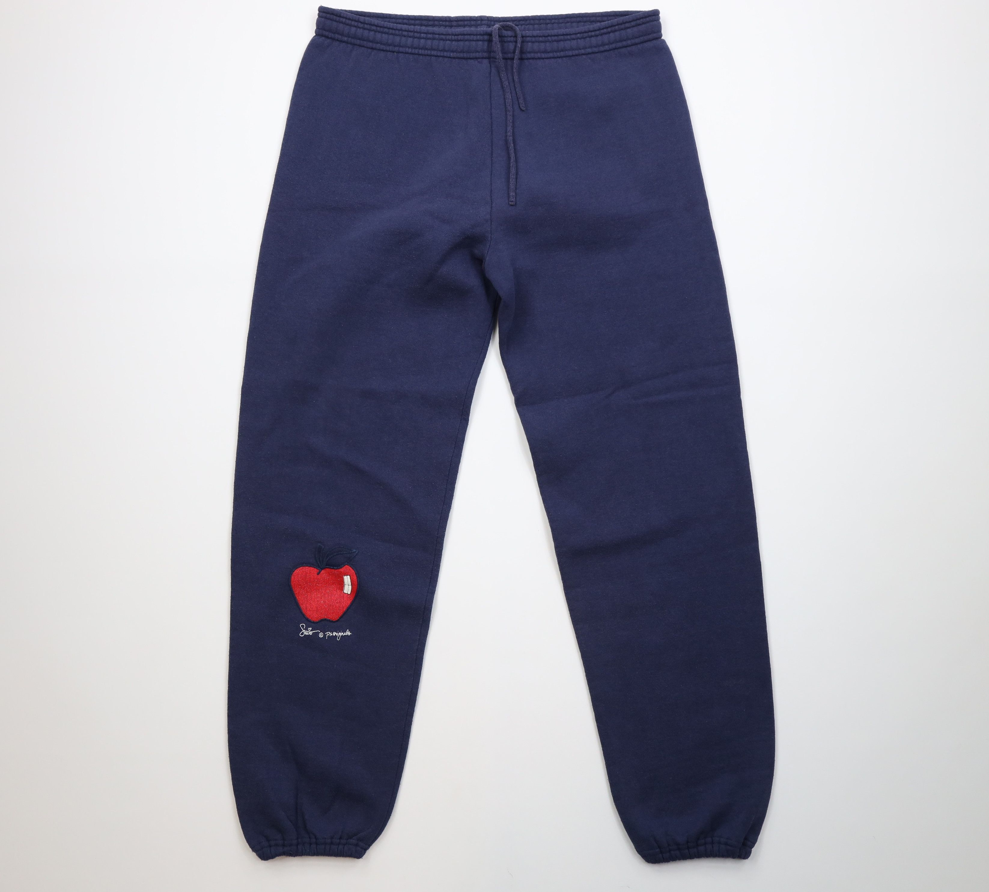 Vintage Vintage 90s Streetwear Fruit Cuffed Sweatpants Joggers USA Size US 36 / EU 52 - 1 Thumbnail
