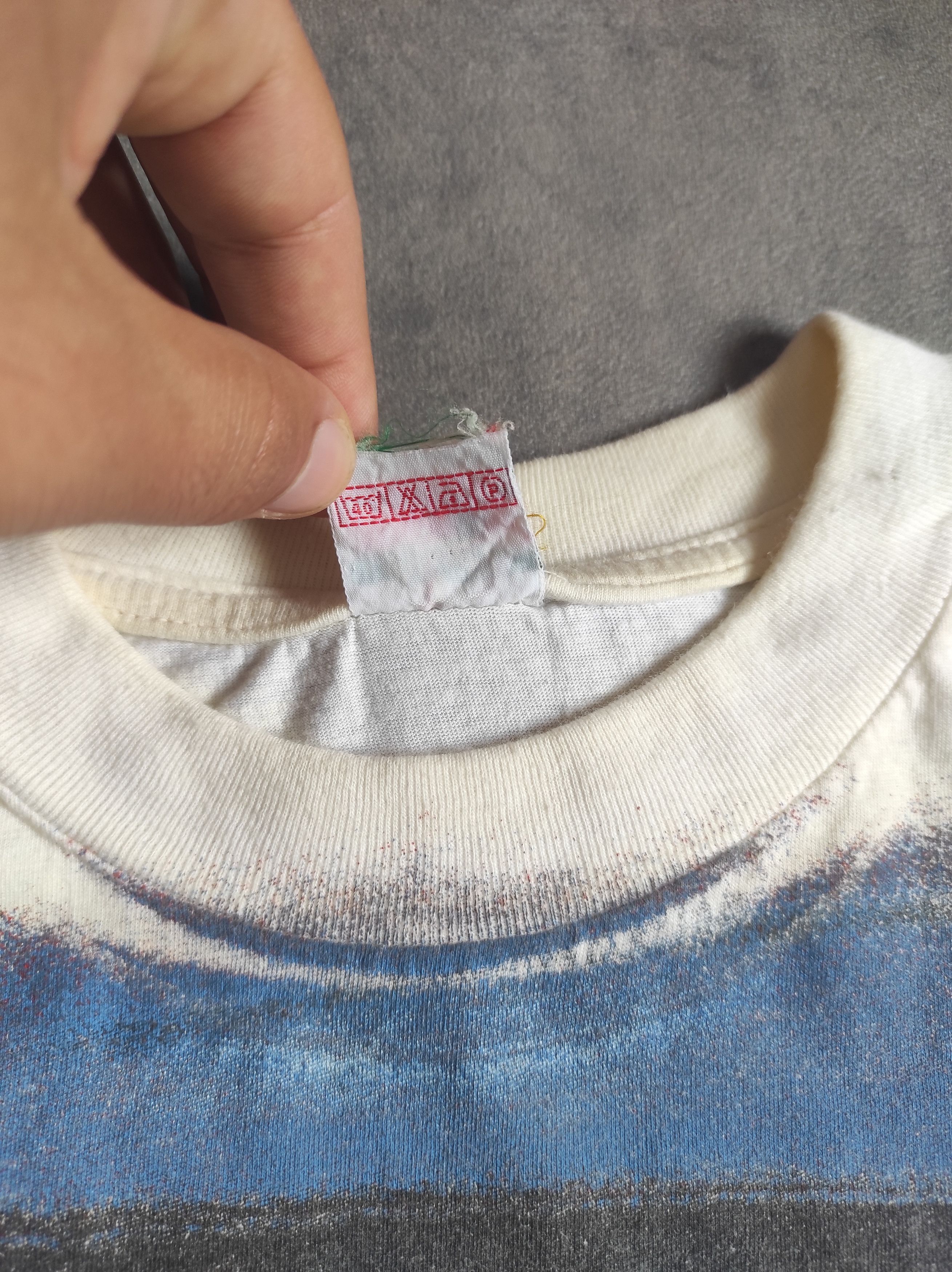 Vintage Vintage 90s Ayrton Senna Single Stitch Tee F1 Racing Size US L / EU 52-54 / 3 - 7 Thumbnail