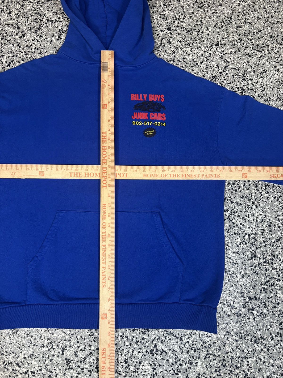 Billy Hill 2021 Billy Hill “I Buy Junk Cars” Neon Blue Hoodie Size XL Size US XL / EU 56 / 4 - 9 Thumbnail