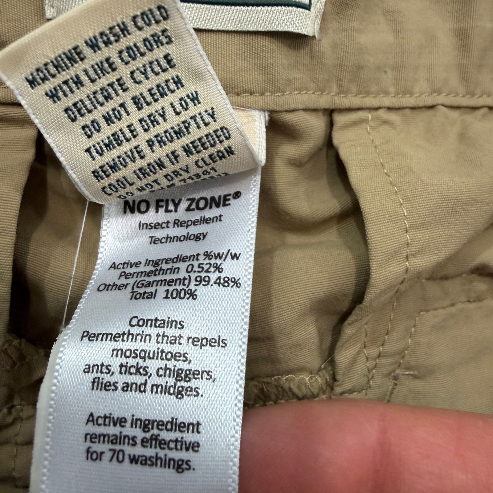L.L. Bean LL Bean No Fly Convertible Cargo Pants Large Nylon Outdoors Size US 36 / EU 52 - 5 Thumbnail