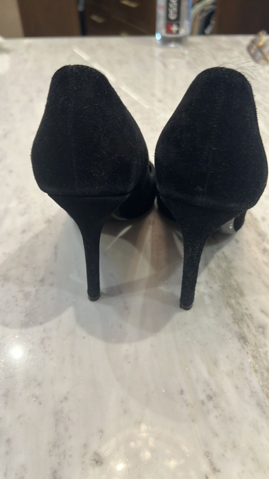 The Kooples Sued Black classic pumps Size US 6.5 / IT 36.5 - 11 Thumbnail