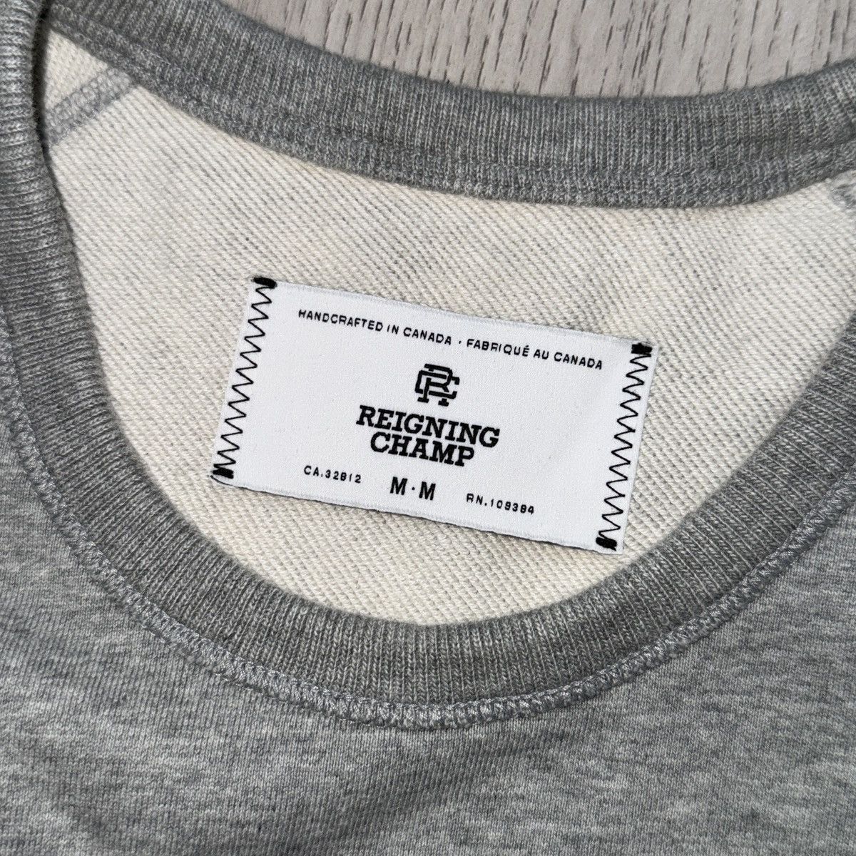 Reigning Champ Reigning Champ OG Classic Logo Grey Crewneck Sweatshirt Size US M / EU 48-50 / 2 - 4 Thumbnail