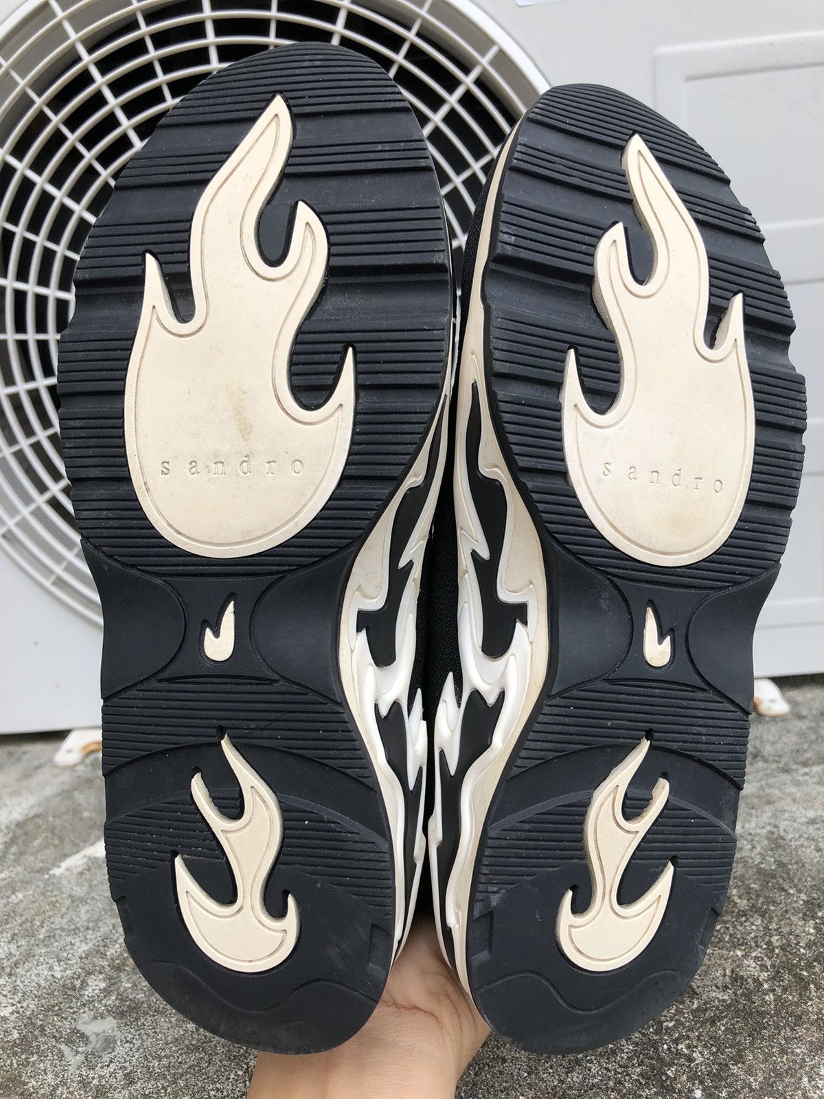 Sandro Sandro Black Flame Sock Sneaker Insole Size 9,5 Inch / 24 Cm Size US 7 / EU 40 - 2 Thumbnail