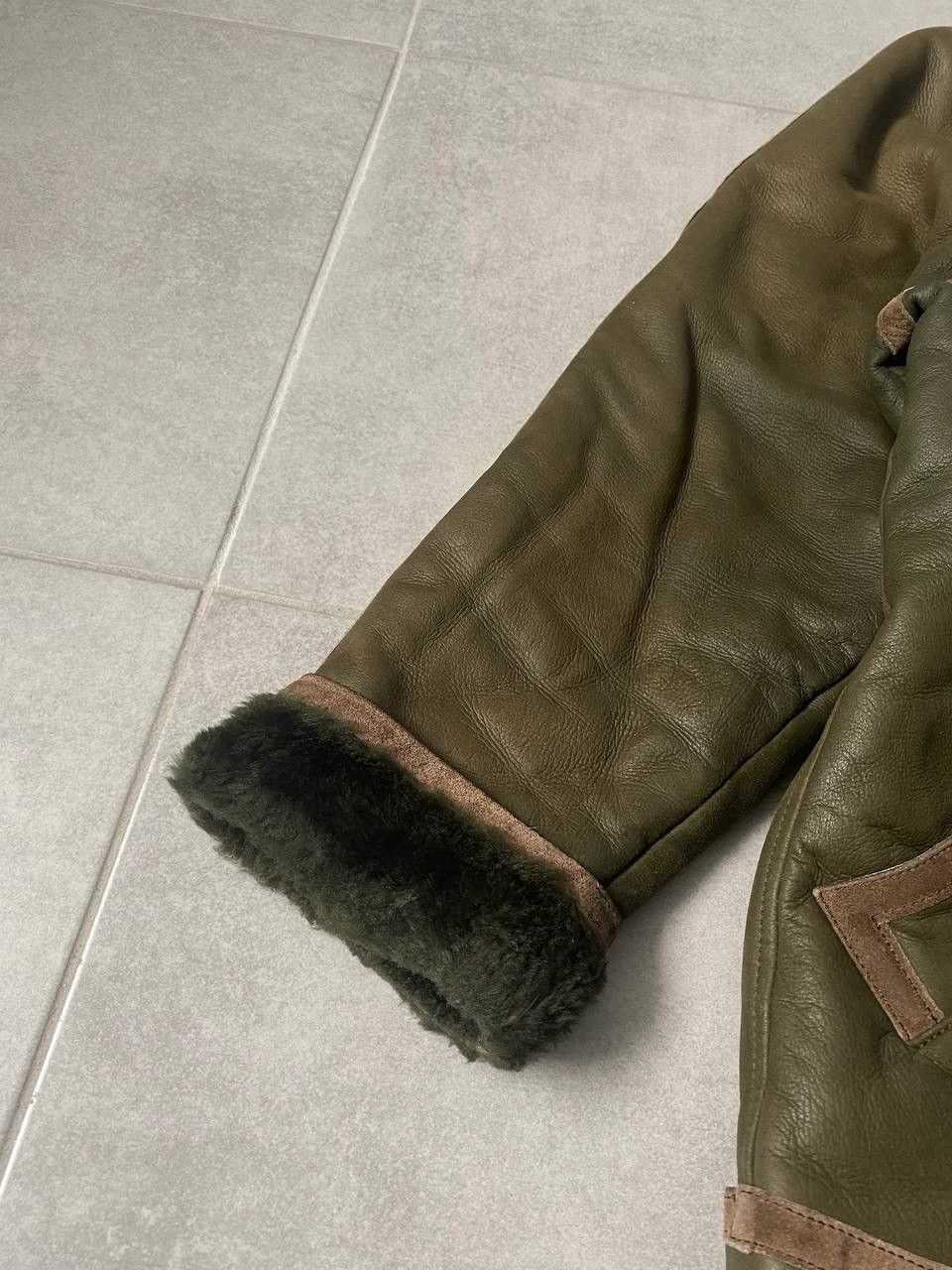 Celine Celine Vintage Shearling Jacket Made in France 80s Rare sz L Size US L / EU 52-54 / 3 - 17 Thumbnail