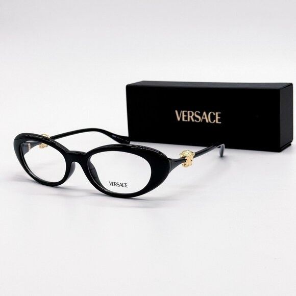 Versace NEW VERSACE EYEGLASSES VE3381U GB1 BLACK WOMEN EYEWEAR Size ONE SIZE - 1 Thumbnail